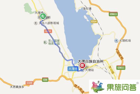 大理古城到大理火車(chē)站有多少公里？大理古城到火車(chē)站怎么坐車(chē)？